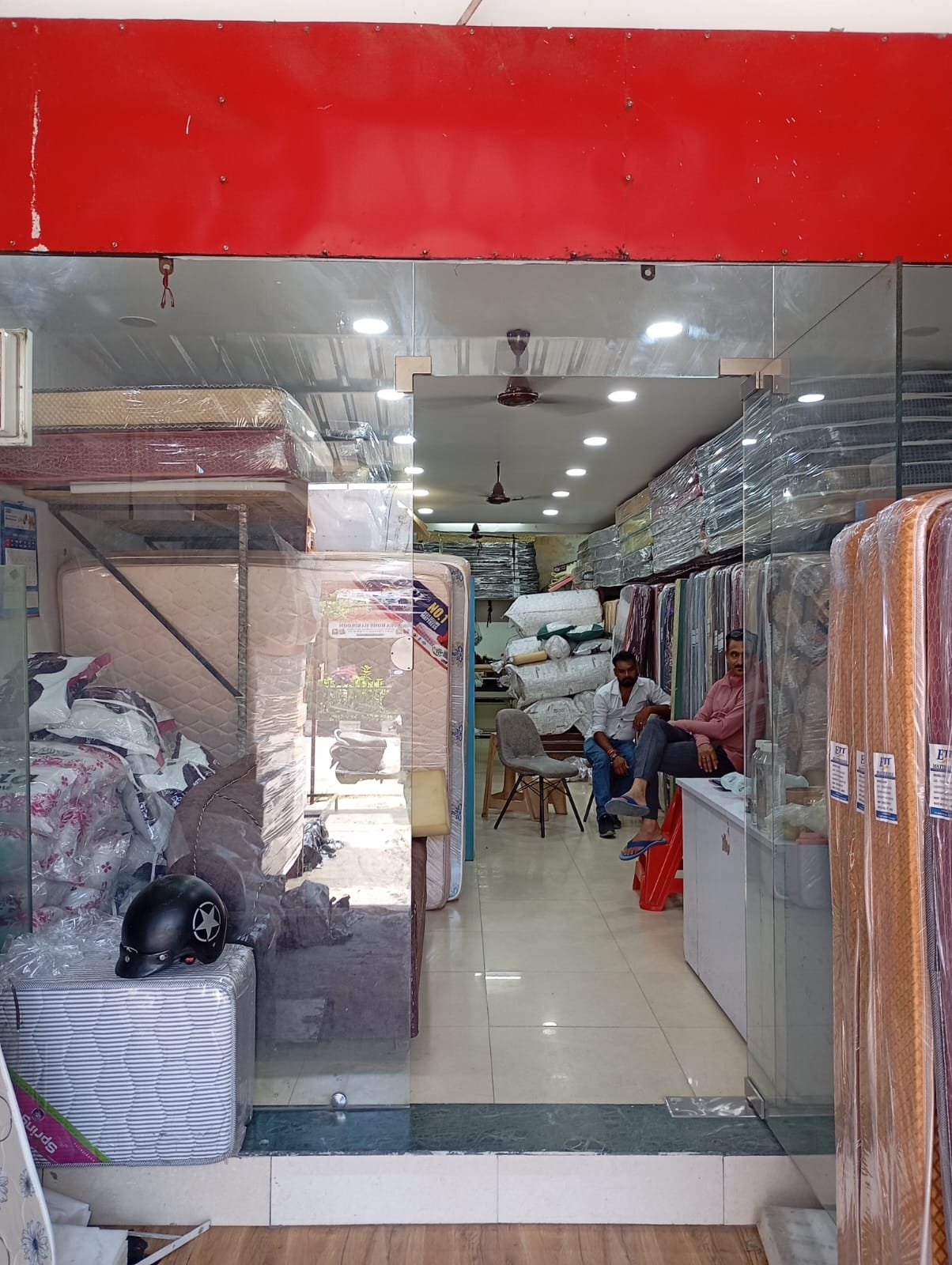Furnished with fall ceiling shop for rent at Main Sahastradhara Road opposite to Hotel comfort inn
